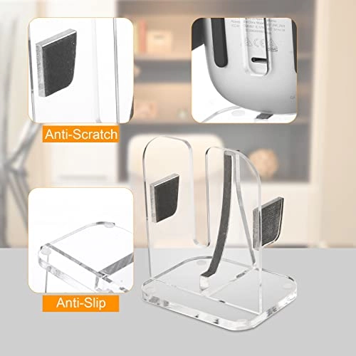 Acrylic Vertical Magic Mouse Stand Base