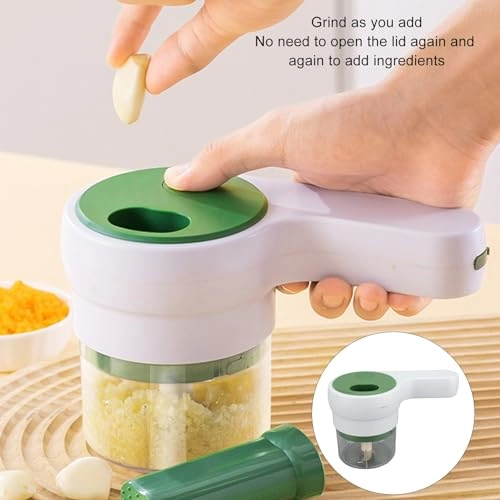 4 in 1 Electric Garlic Chopper
