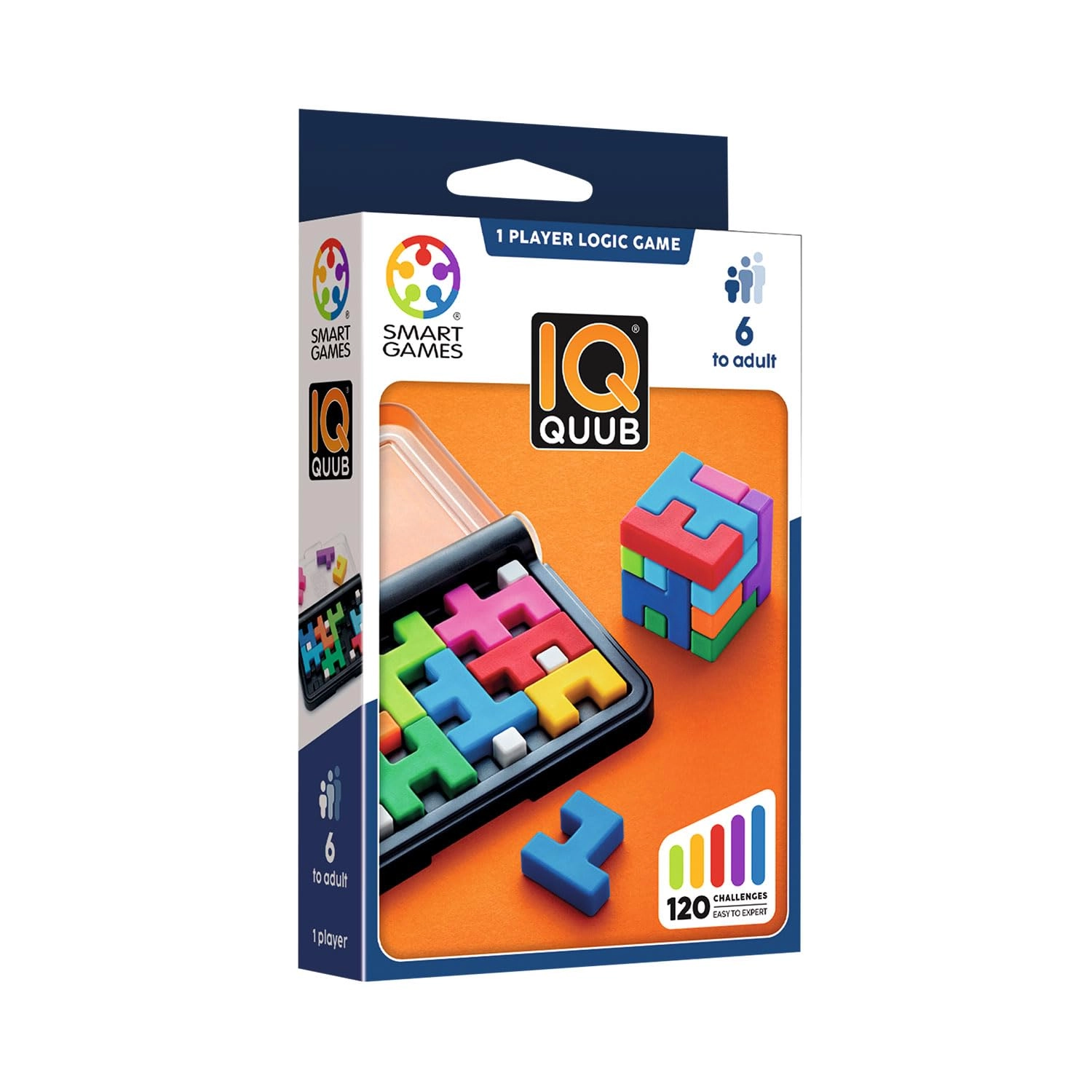 SmartGames IQ Quub 3D Puzzle (SG 494) - 10 pcs
