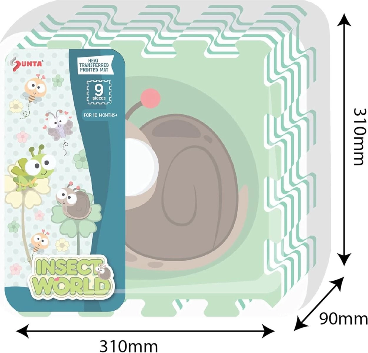 Sweetie Animals Puzzle Mat - 10 Months