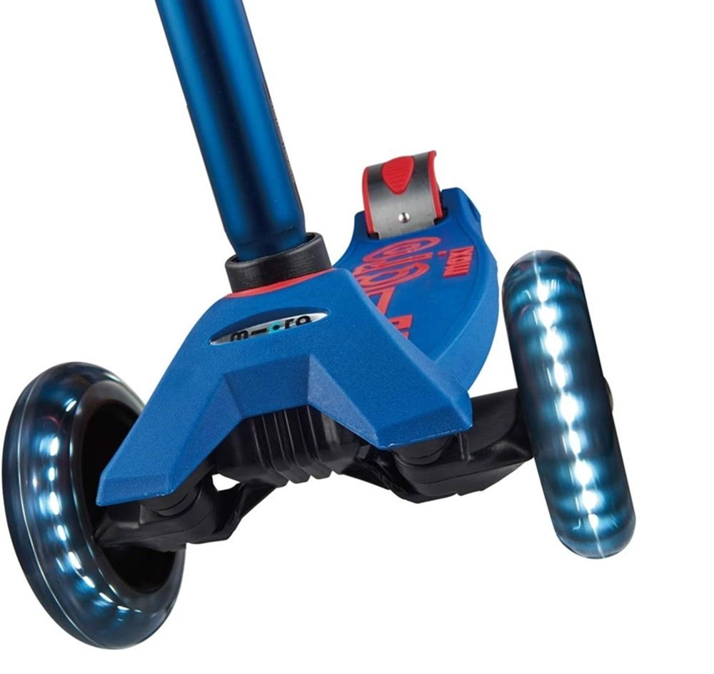 Maxi Deluxe 3-Wheel Kick Scooter – 120/80 mm LED