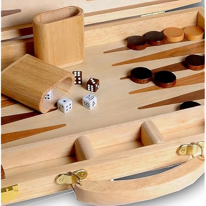 Backgammon Set - Inlaid Wooden