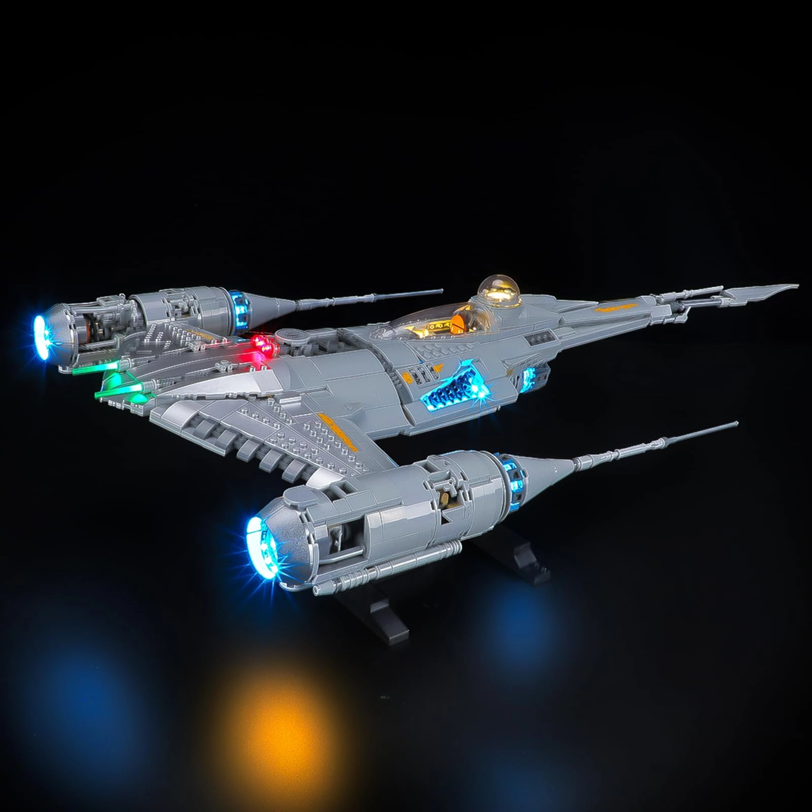 BRIKSMAX 2.0 Light Kit - Compatible with Lego The Mandalorian's N-1 Starfighter 75442 Original LED Lighting Kit