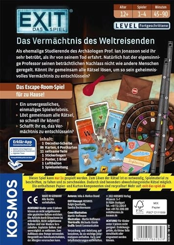EXIT - Das Spiel: Das Vermächtnis des Weltreisenden (German)