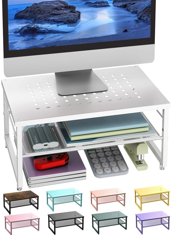 gianotter Monitor Stand Riser - 2-Tier 15.7*10.2 inch