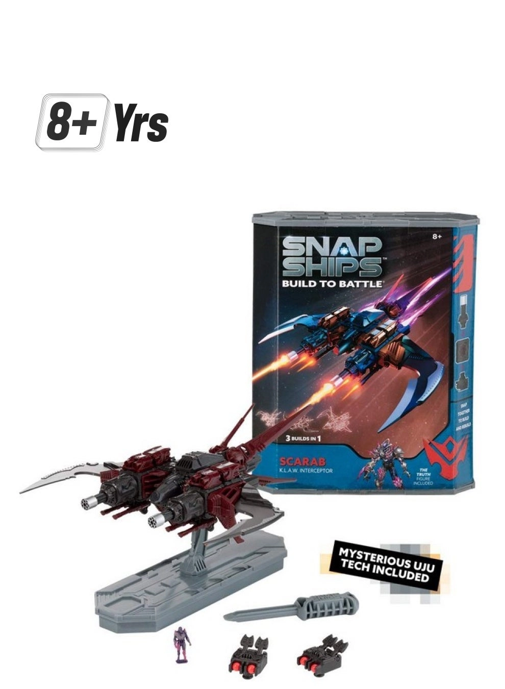 Playmonster Scarab K.L.A.W. Interceptor - Construction Toy Ages 8+