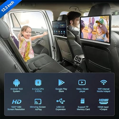 Car Headrest Video Players - 13.3 inch