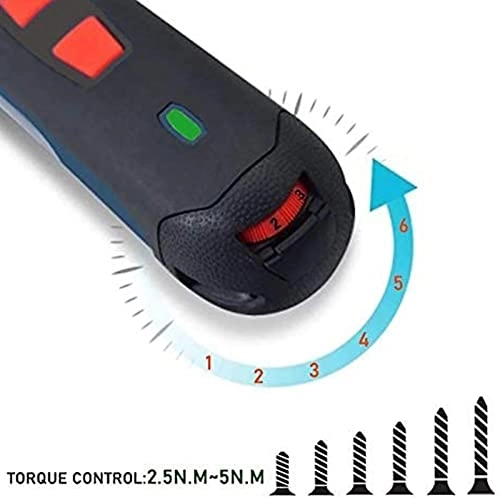 Cordless Electric Screwdriver - 5N·M MAX Rechargeable USB Charging