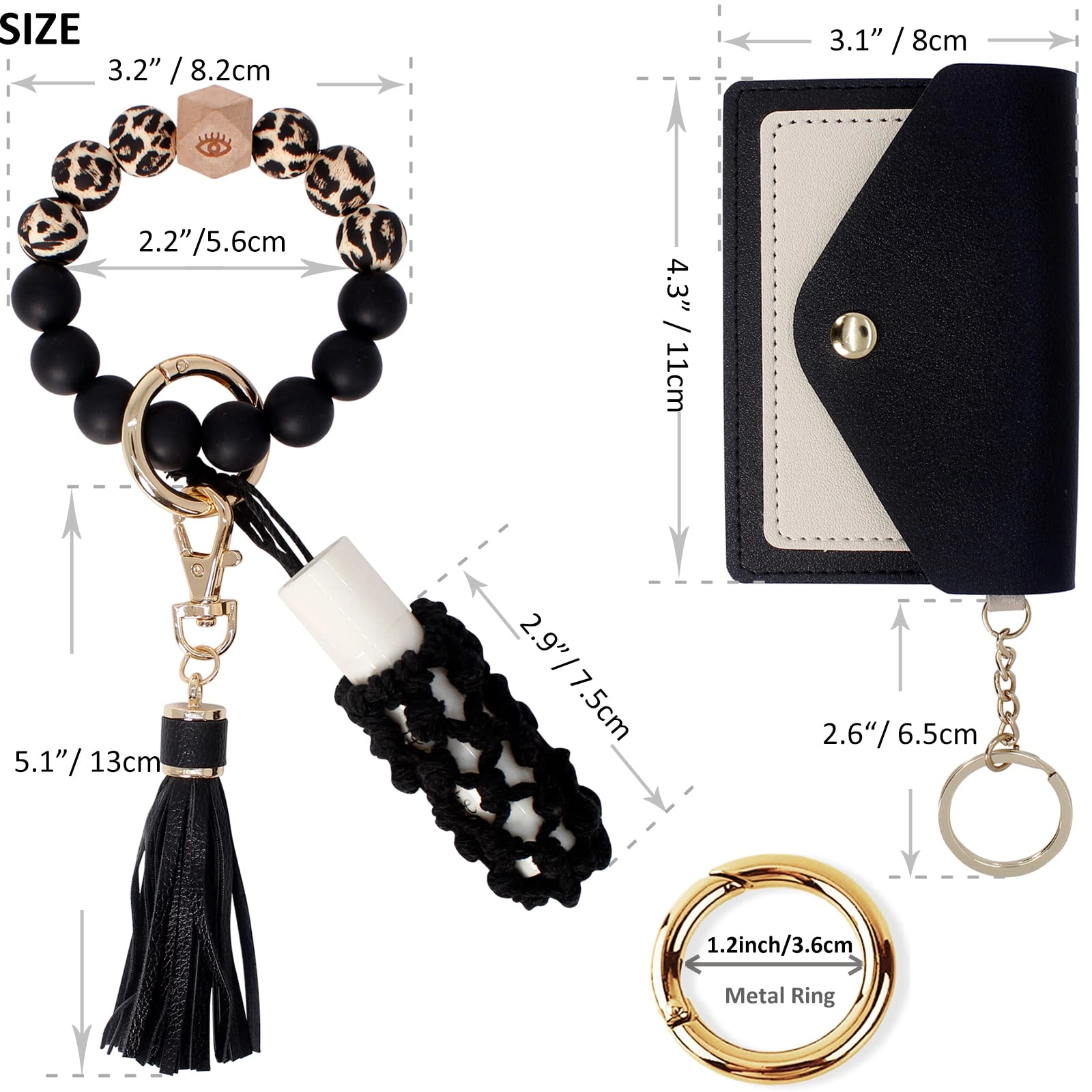 Silicone Key Ring Bracelet - Car