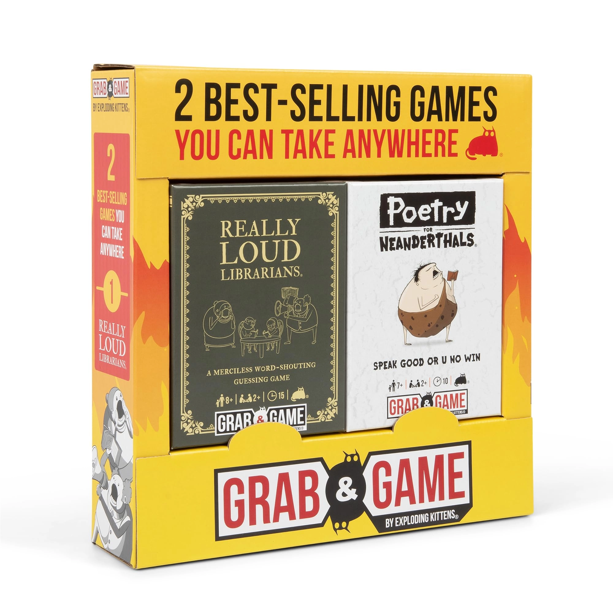 Exploding Kittens Poetry for Neanderthals + Really Loud Librarians