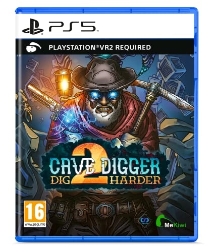 Cave Digger 2 Dig Harder PEGI Edition - PlayStation VR2 / PlayStation 5.
