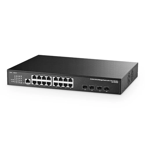 16x2.5G+4x10G Managed - 20-ports