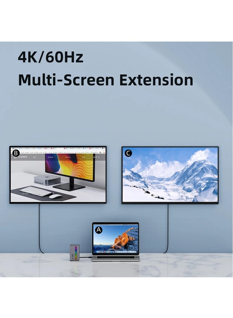 U100 PRO - Dual HDMI 4K@60Hz 100W PD