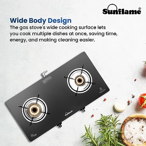 Crystal Nova LPG STOVE CRYSTAL 2B NOVA BK GAS Cooker