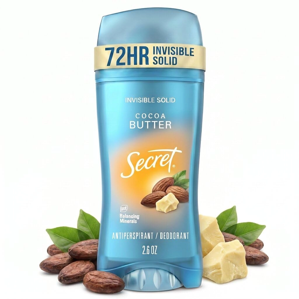 Invisible Solid Antiperspirant and Deodorant - Classic Cocoa Butter Scent 127.91 gram
