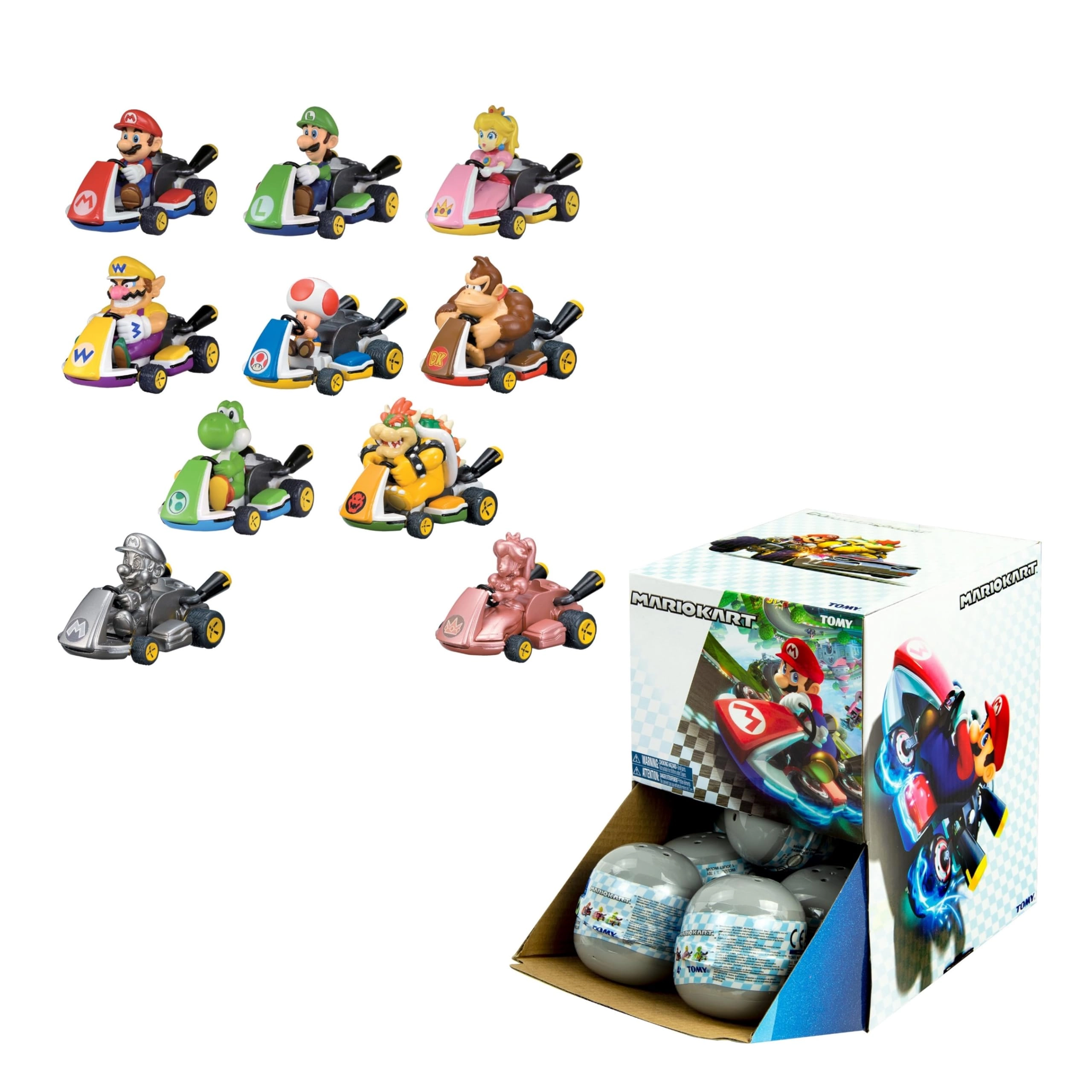 Bizak MARIO KART PULL BACK RACERS - 10pcs