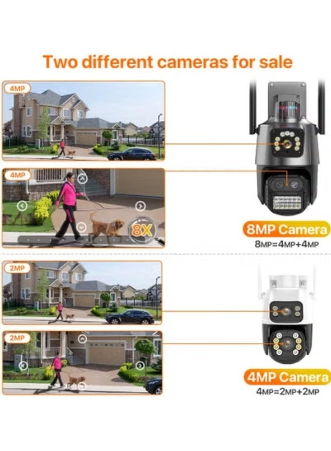 8MP WiFi IP Security Camera 4K