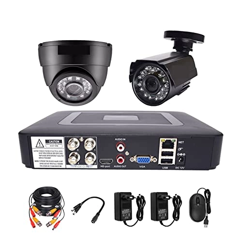 4CH DVR + AHD Analog Camera - 2Pcs 1080P 2MP