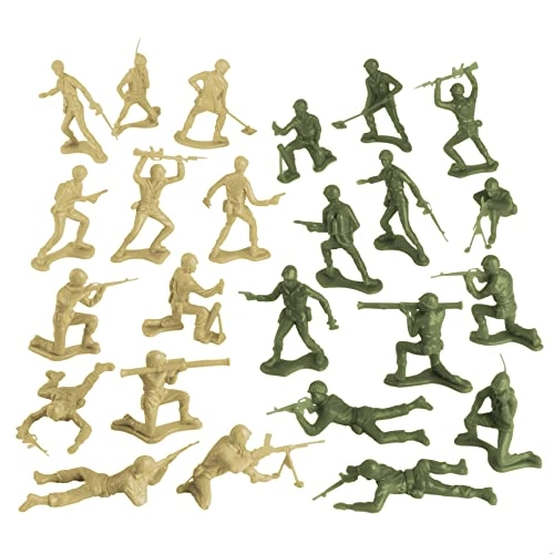 Plastic Army Men - Soldier Figures (TM-67714) 48 pcs