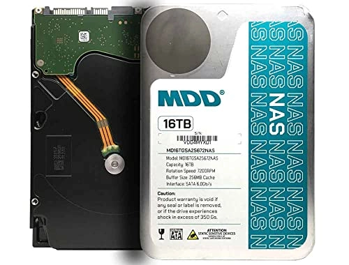 3.5" 7200rpm 256MB SATA 6Gb/s (MD16TSATA25672NAS) - 16TB