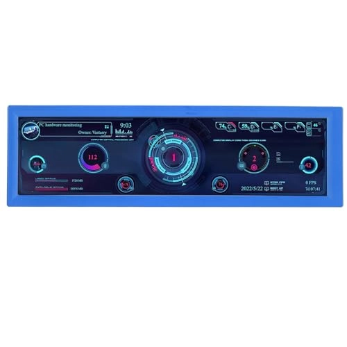 PC Temperature Display - 8.8 Inch 1920x480