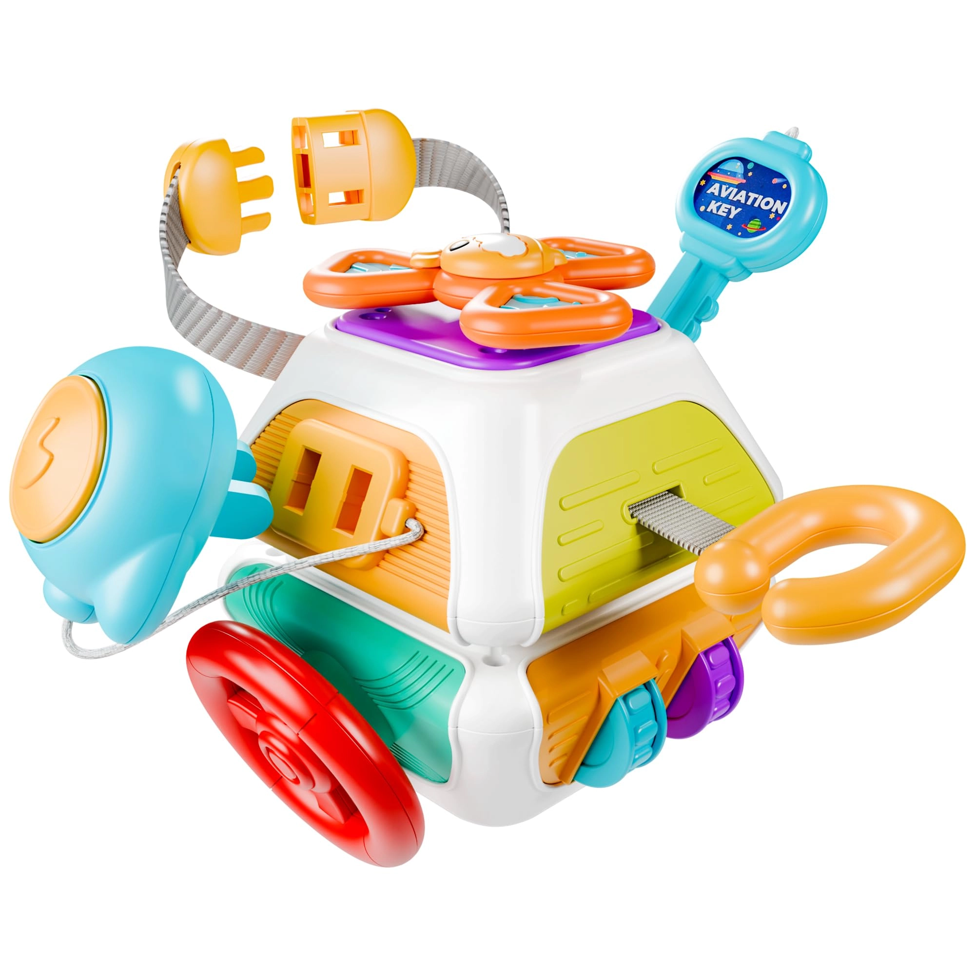 MZA STORES Busy Board Cube - 1-3 10 pieces
