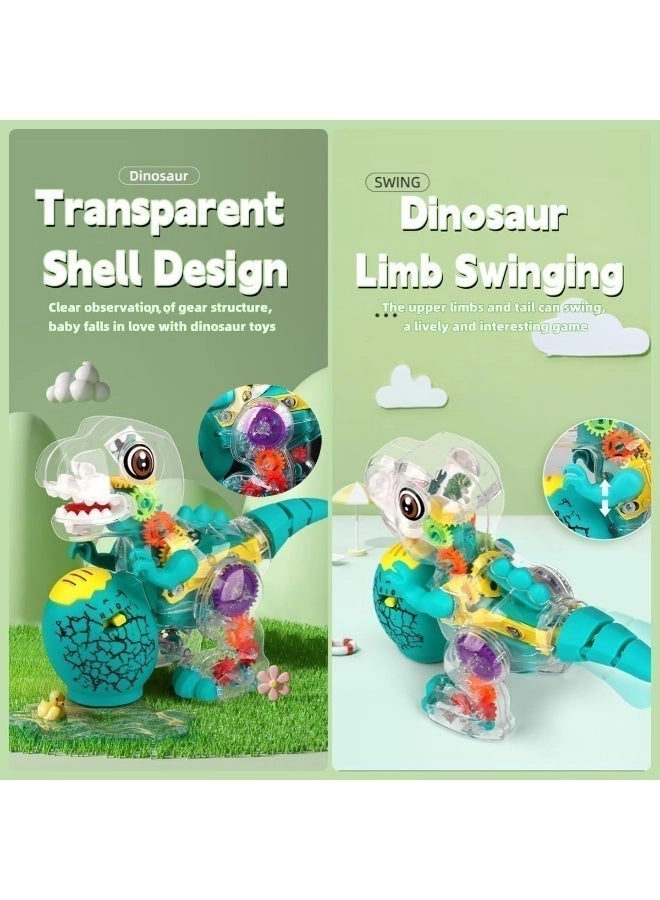 Transparent Gear Dinosaur Toy T-Rex - 3 years+