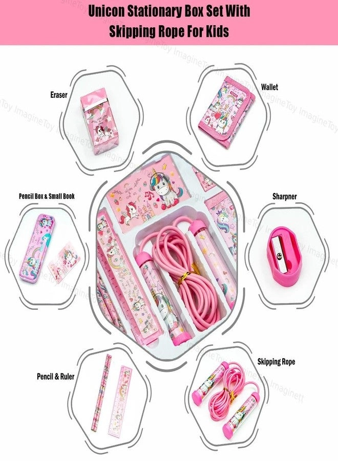 Unicorn Stationery and Toy - 9 Piece