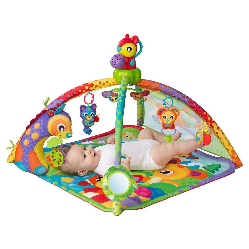 Woodlands Music & Lights Projector Gym - 4 months