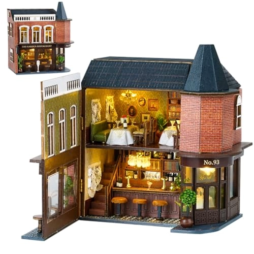 Miniature Wooden Dollhouse Furniture Kit - Creative Room 1:24