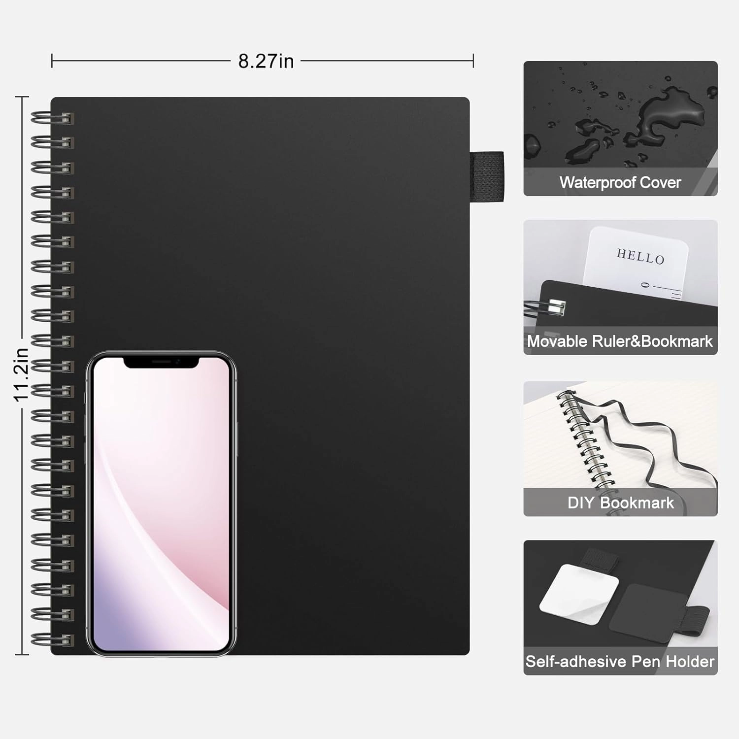 A4 Notebook A4 Spiral - Lined 150 Sheets