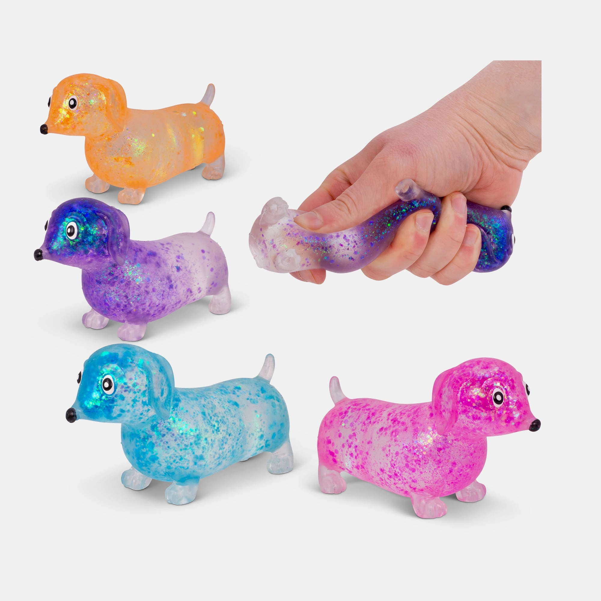 Scrunchems Sugar Sausage Dog Assortment 3 cm Multicolor