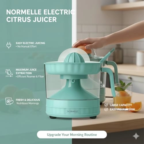 Mini Electric Citrus Juicer - 300W 400ml