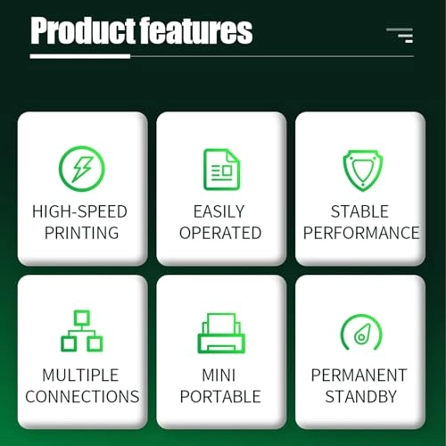 Bluetooth Thermal Label Printer - Direct Thermal 50.5 ± 0.5 mm