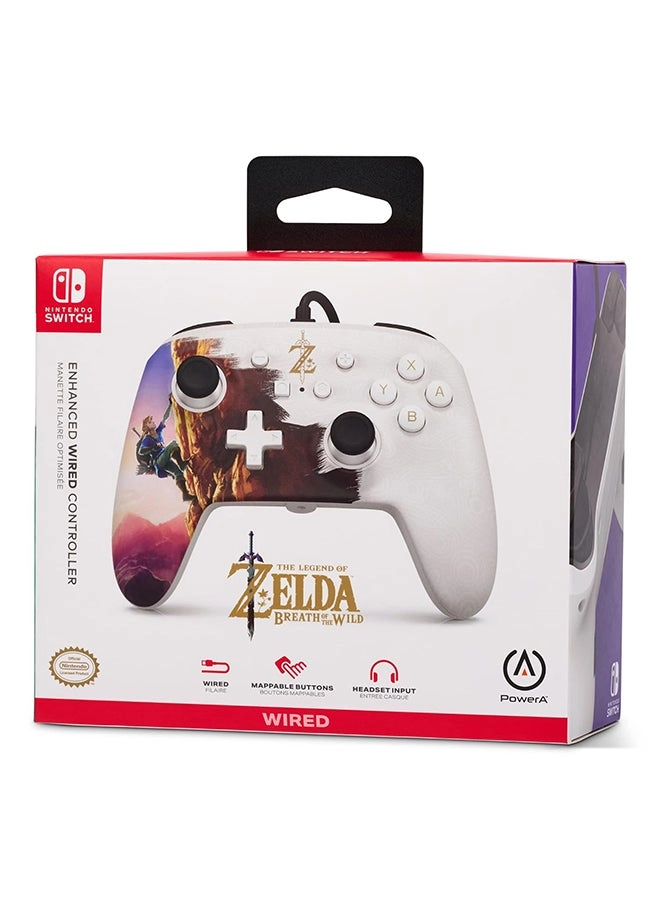 Nintendo Switch Enhanced Wired Controller Mario Hero Reel