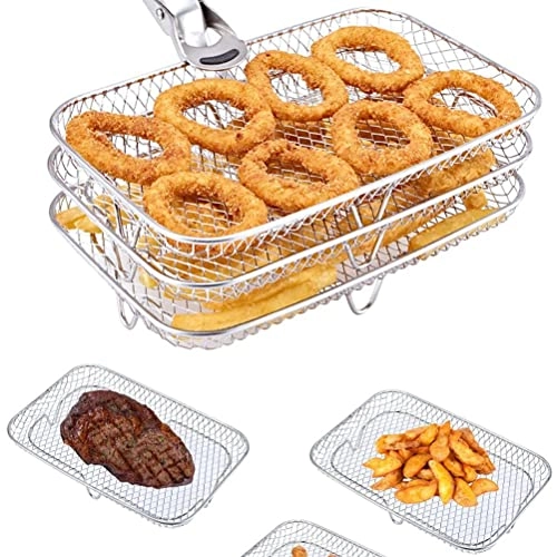 Air Fryer Rack - 304 stainless steel 3 pieces/set