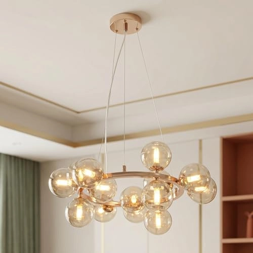 Bubble Glass Pendant Chandelier