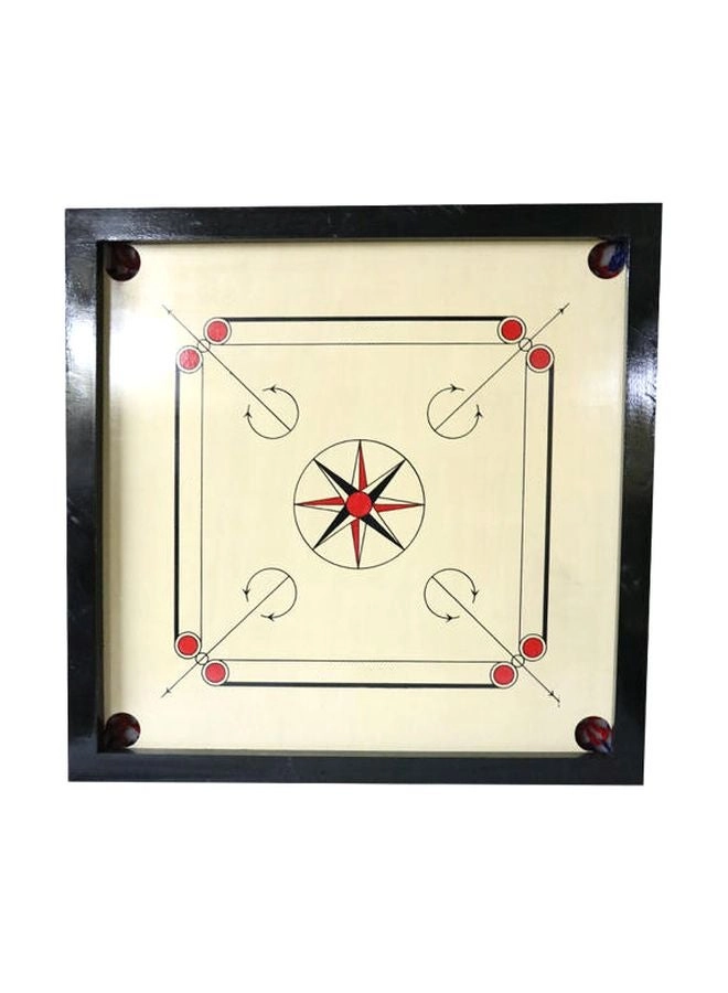 Leaders Carrom Board - Wooden Multicolour