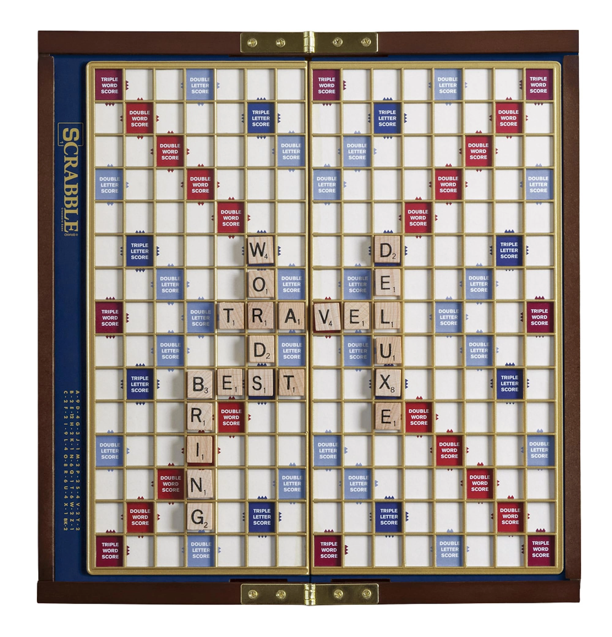 WS Game Company Scrabble: Travel Edition Deluxe