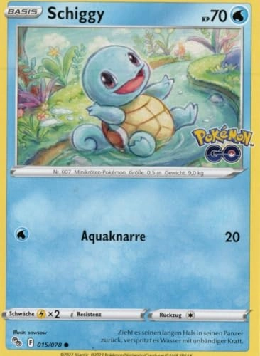 Schiggy PGO 015 - Trading Card (German)