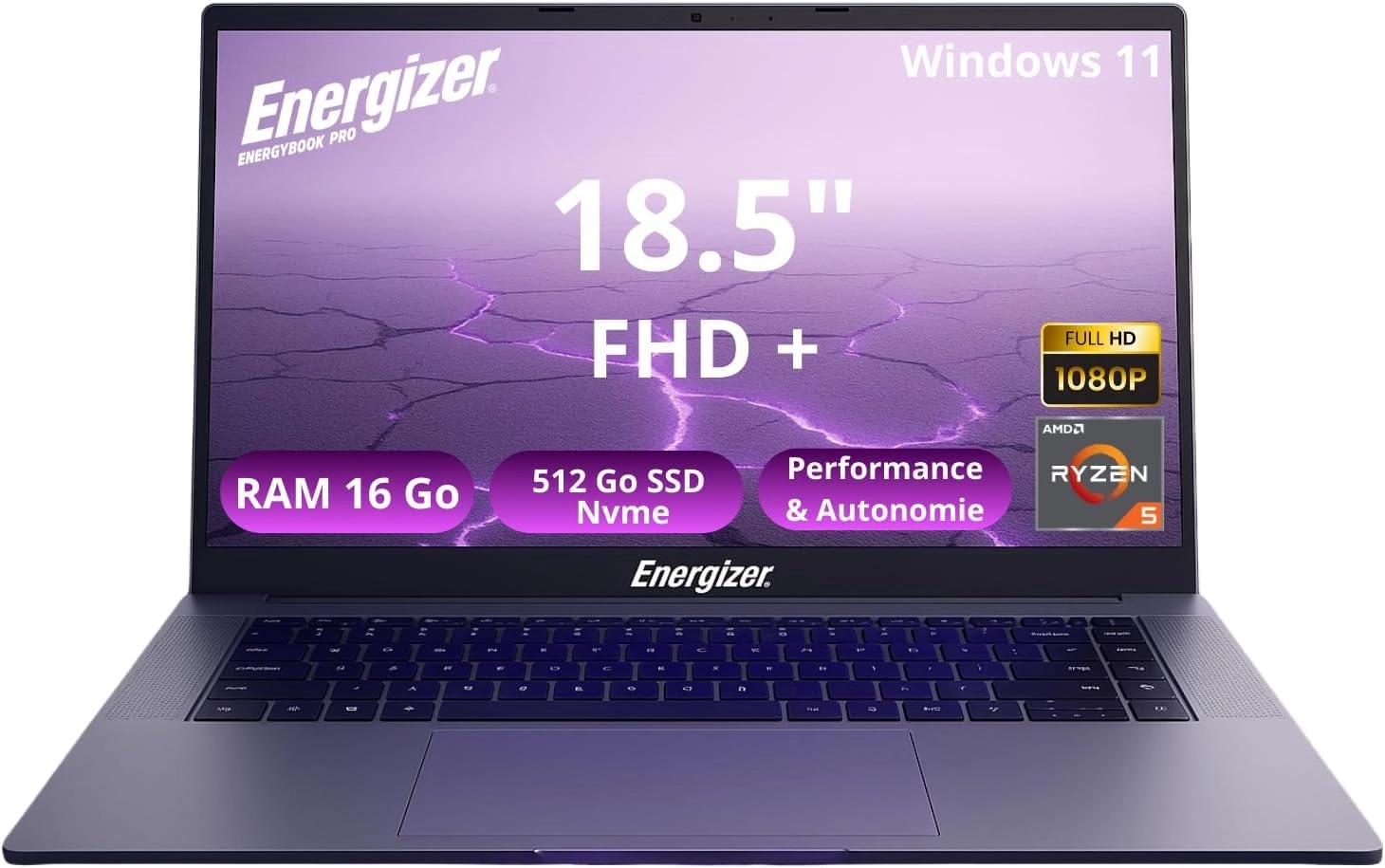 Avenir EnergyBook Pro L18-R35-164AZ - 18.5'' Ryzen 5 3500U 16GB DDR4 512GB SSD