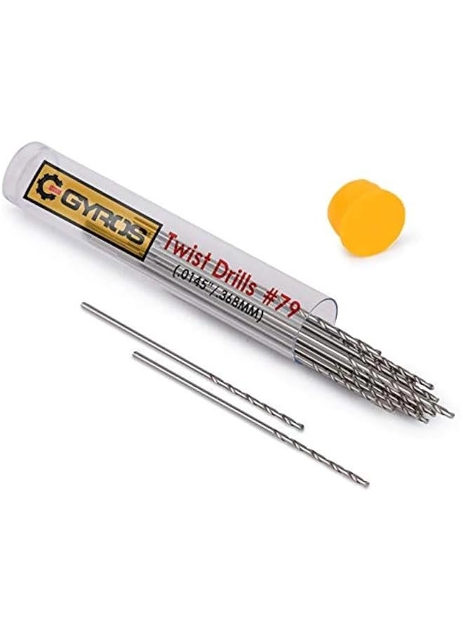 Arabest GYROS Micro Drill Bit Set - Carbon Steel 12-Piece .0145″/.368mm