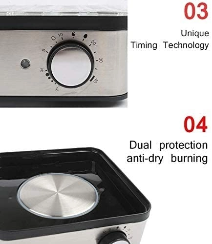 Three layer food steamer - 12 Liters