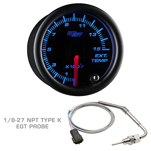 7 Color 3 Gauge Kit - 60 PSI Boost 1500F EGT Transmission Temperature