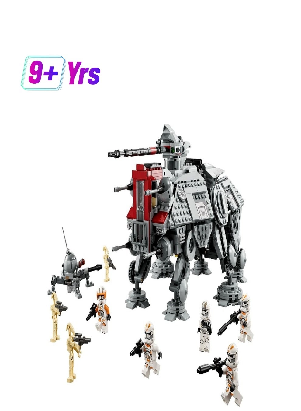 Star Wars AT-TE Walker (75337) - Poseable Includes 5 Minifigures