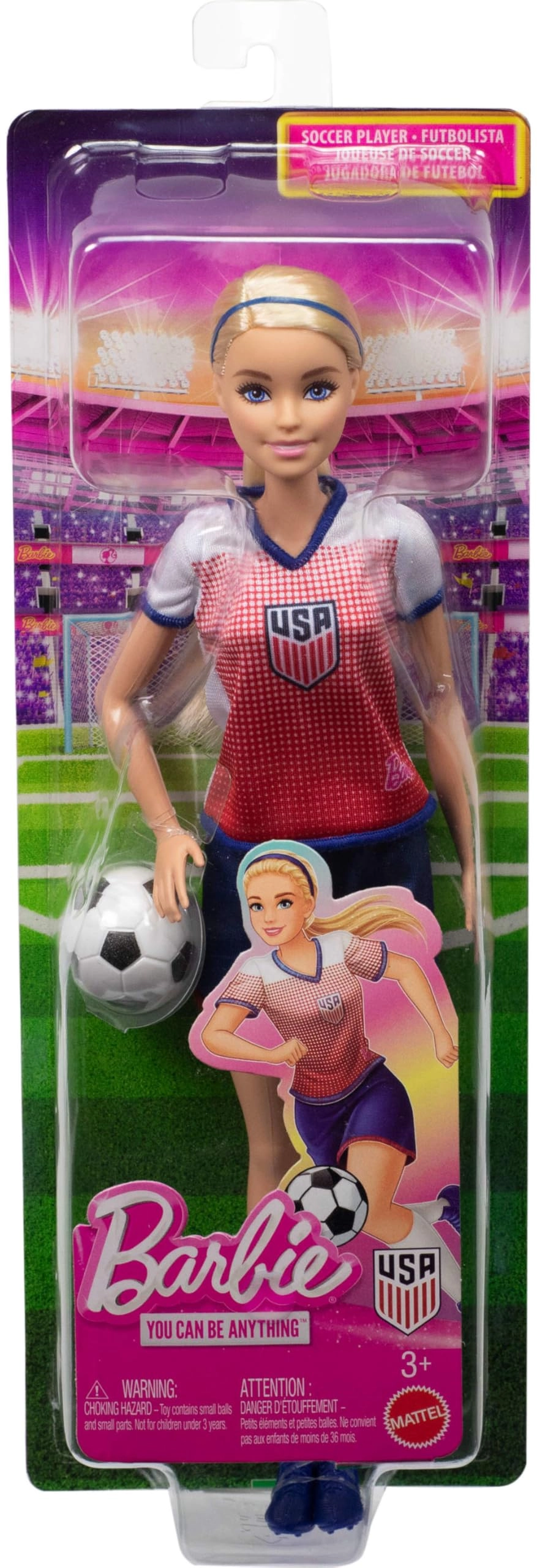 Barbie Careers USSF Soccer Fashion Doll - 11.5 in Ages 3+