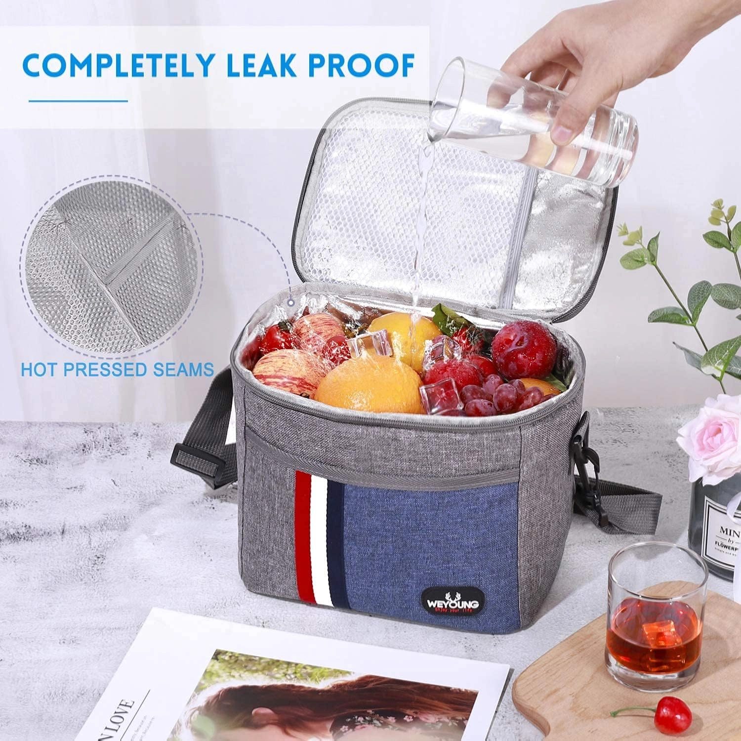 Insulated Lunch Bag - Leakproof Thermal