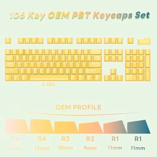 Keycap Set - Standard 108 keys Bluetooth