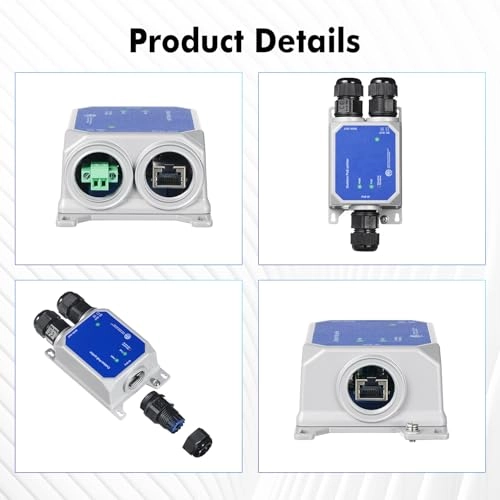 IP67 2.5G Splitter - 44-57 Vdc 65W 2 IEEE 802.3 af/at/bt 10/100/1000/2500Mbps