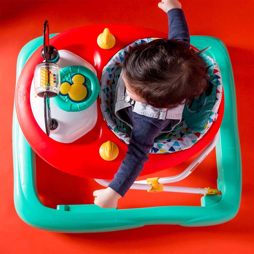 Mickey Mouse Happy Triangles Walker - 3 Height Positions 10 Kg